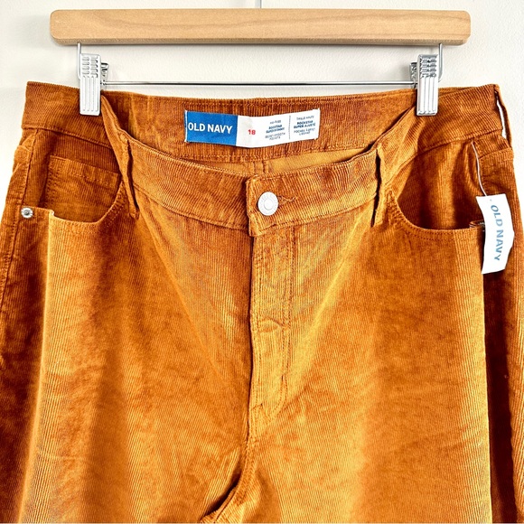 Old Navy Women’s High Rise Rockstar Super Skinny Jeans Corduroy Plus Size 18 New - Picture 4 of 10